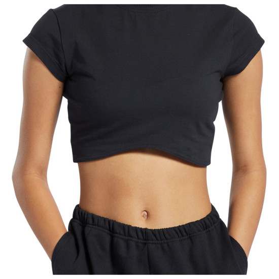 Reebok Γυναικεία κοντομάνικη μπλούζα crop Reebok Γυναικεία κοντομάνικη μπλούζα crop